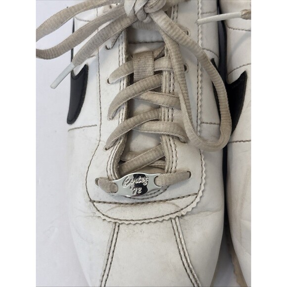 Nike Cortez black/white Sneaker Shoe Size 4.5 Y/ Fits Women 6 - Picture 9 of 13